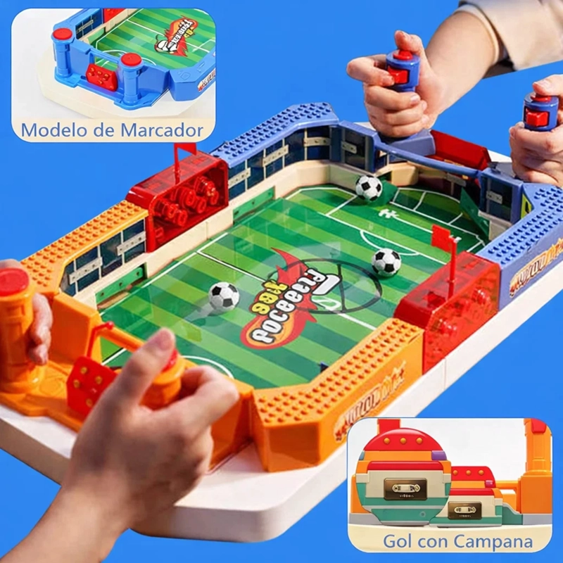 MINI FUTBOLIN DE MESA PARA NIÑOS JUEGO DE FUTBOL Y PINBALL - 5