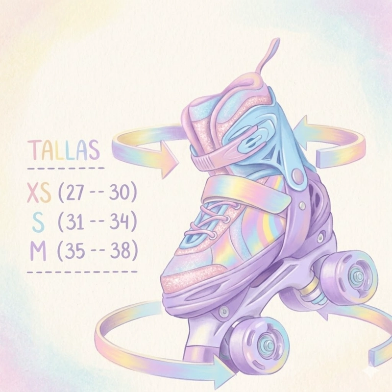 PATINES INFANTILES AJUSTABLES DE ALTA RESISTENCIA - 2