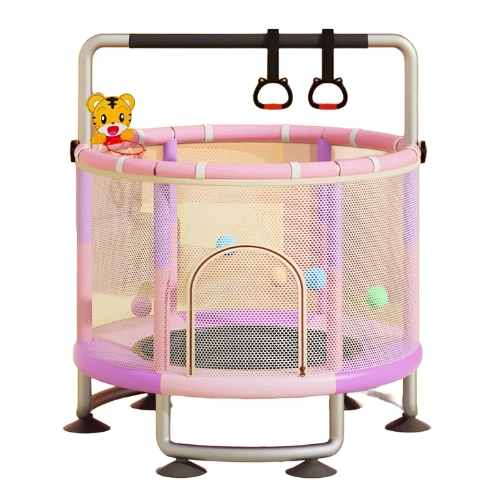 TRAMPOLIN PARA NIÑOS Y ADULTOS CON RED DE SEGURIDAD GIMNASIA - 2