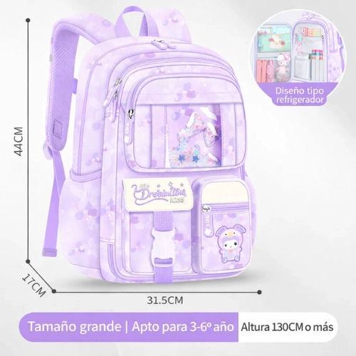 MOCHILA INFANTIL DE ENSUEÑO PARA NIÑAS DISEÑO ERGONOMICO - 3