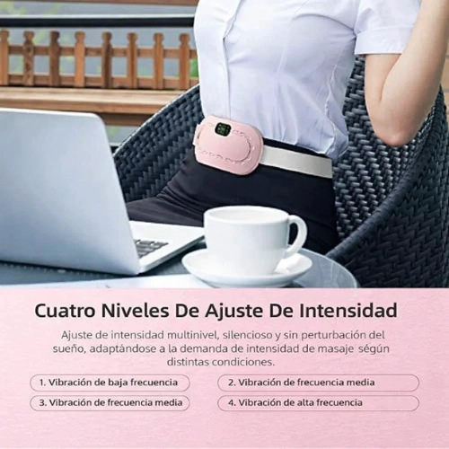 CINTURON TE RMICO MENSTRUAL ELE CTRICO CON MASAJE Y VIBRACION - 3