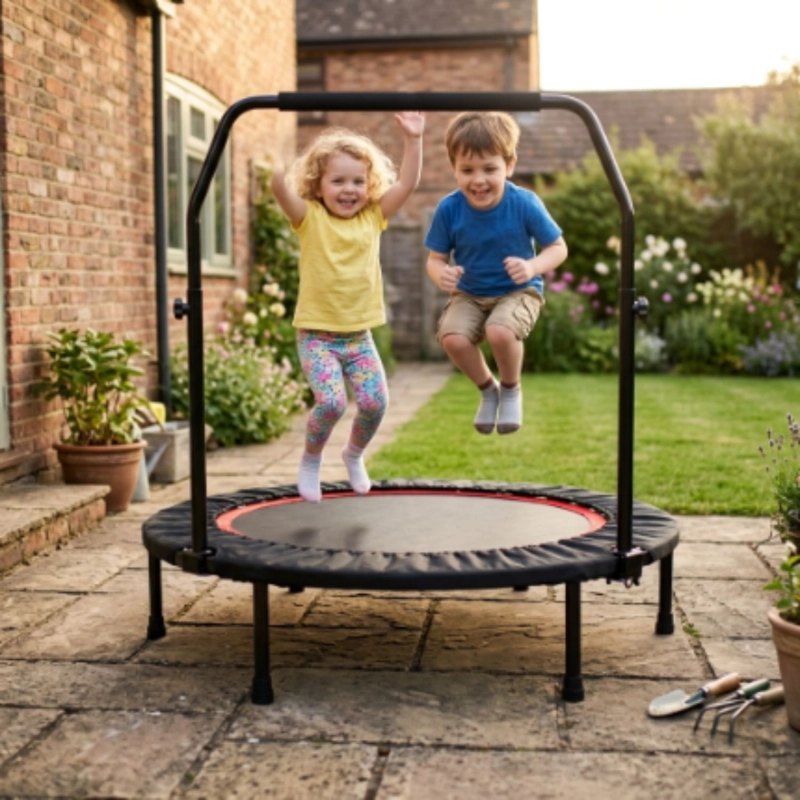 TRAMPOLIN FITNESS 1,02 M CON BARRA EJERCICIO RESISTENTE - 5