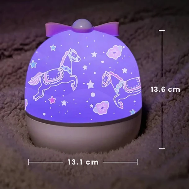 PROYECTOR DE LUZ NOCTURNA STICKERS INTERCAMBIABLES RELAJANTE - 4