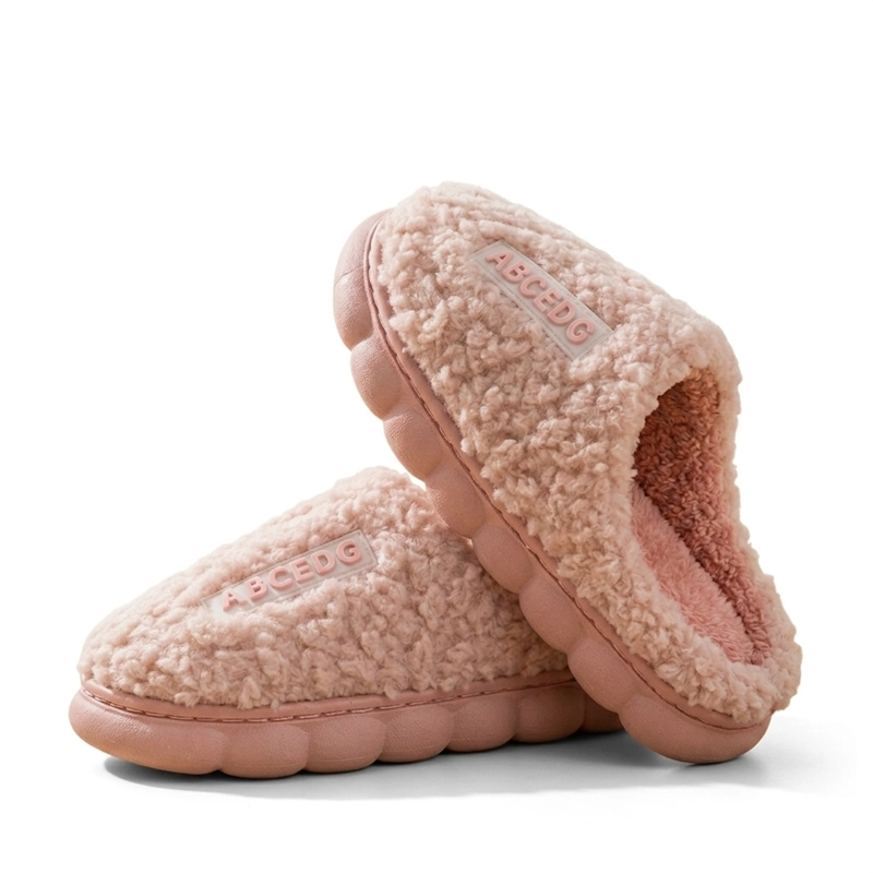 PANTUFLAS DE ALGODON DE OTOÑO E INVIERNO PARA PAREJAS - 3