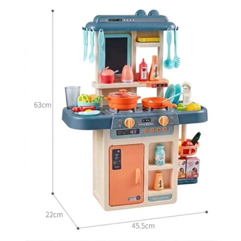 JUEGO DE COCINA CON LUCES Y SONIDOS 55 PIEZAS 63CMX45CM - 2