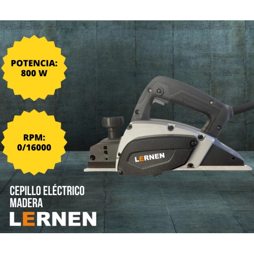 CEPILLO ELECTRICO LERNEN CARPINTERIA 800 W 82 MM - 3