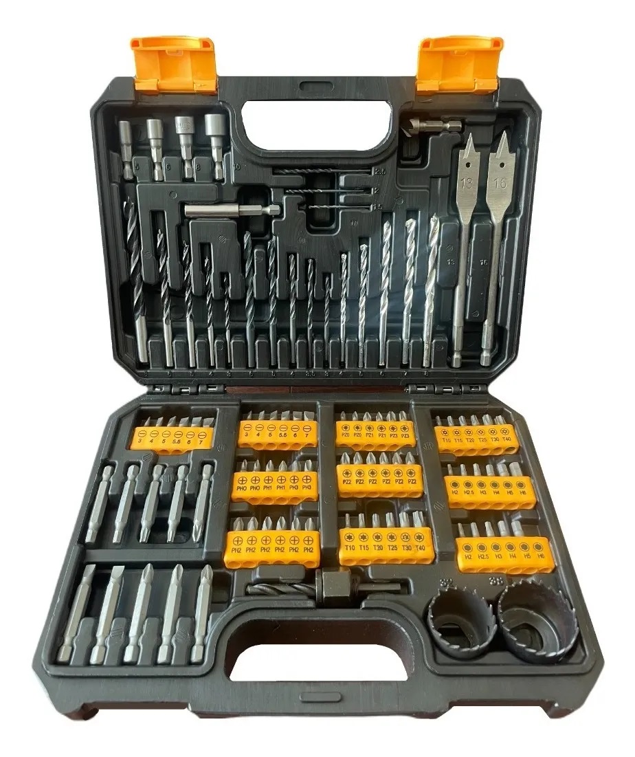 TALADRO DESATORNILLADOR LERNEN TI2B INALÁMBRICO 2 BATERIAS + SET BROCAS - 6