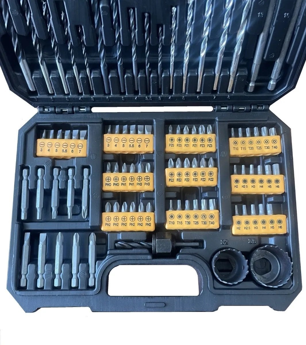 TALADRO DESATORNILLADOR LERNEN TI2B INALÁMBRICO 2 BATERIAS + SET BROCAS - 7