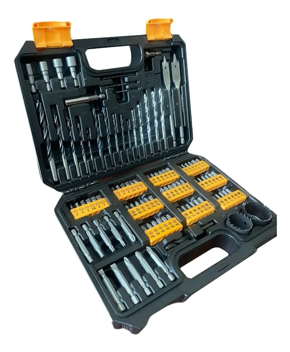 TALADRO DESATORNILLADOR LERNEN TI2B INALÁMBRICO 2 BATERIAS + SET BROCAS - 8