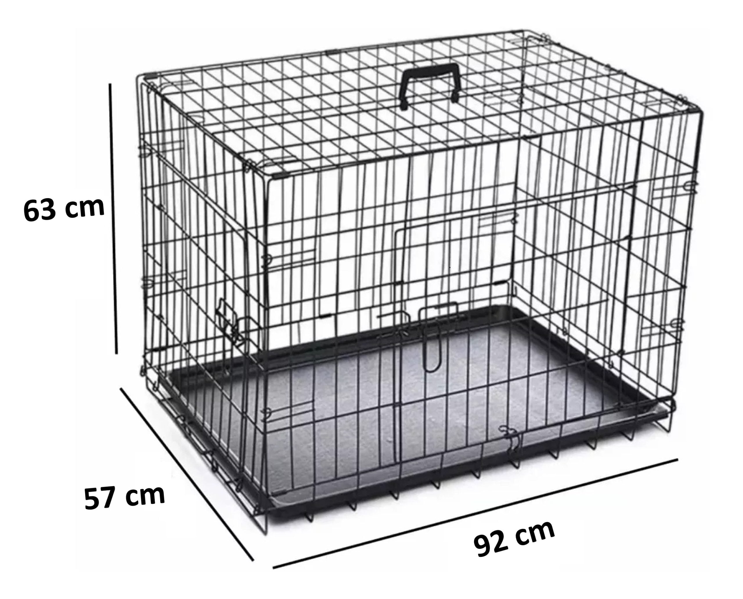 CANIL METAL PERROS DESARMABLE 2 PUERTAS HASTA 50 KG LERNEN - 2