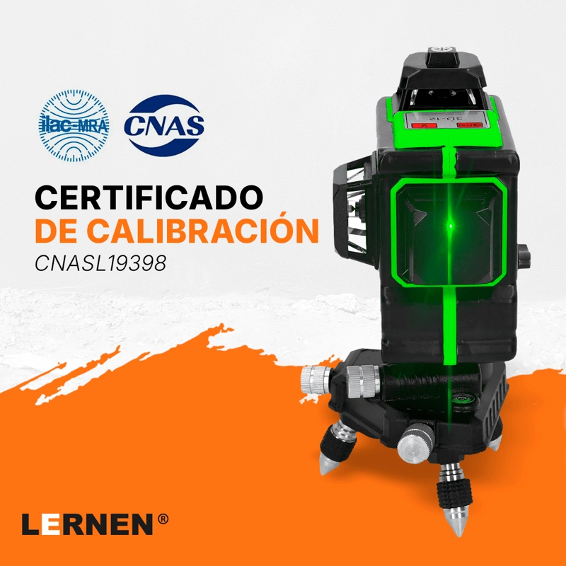 NIVEL LASER 12 LINEAS MALETIN TRIPODE Y DOS BATERIAS - 7