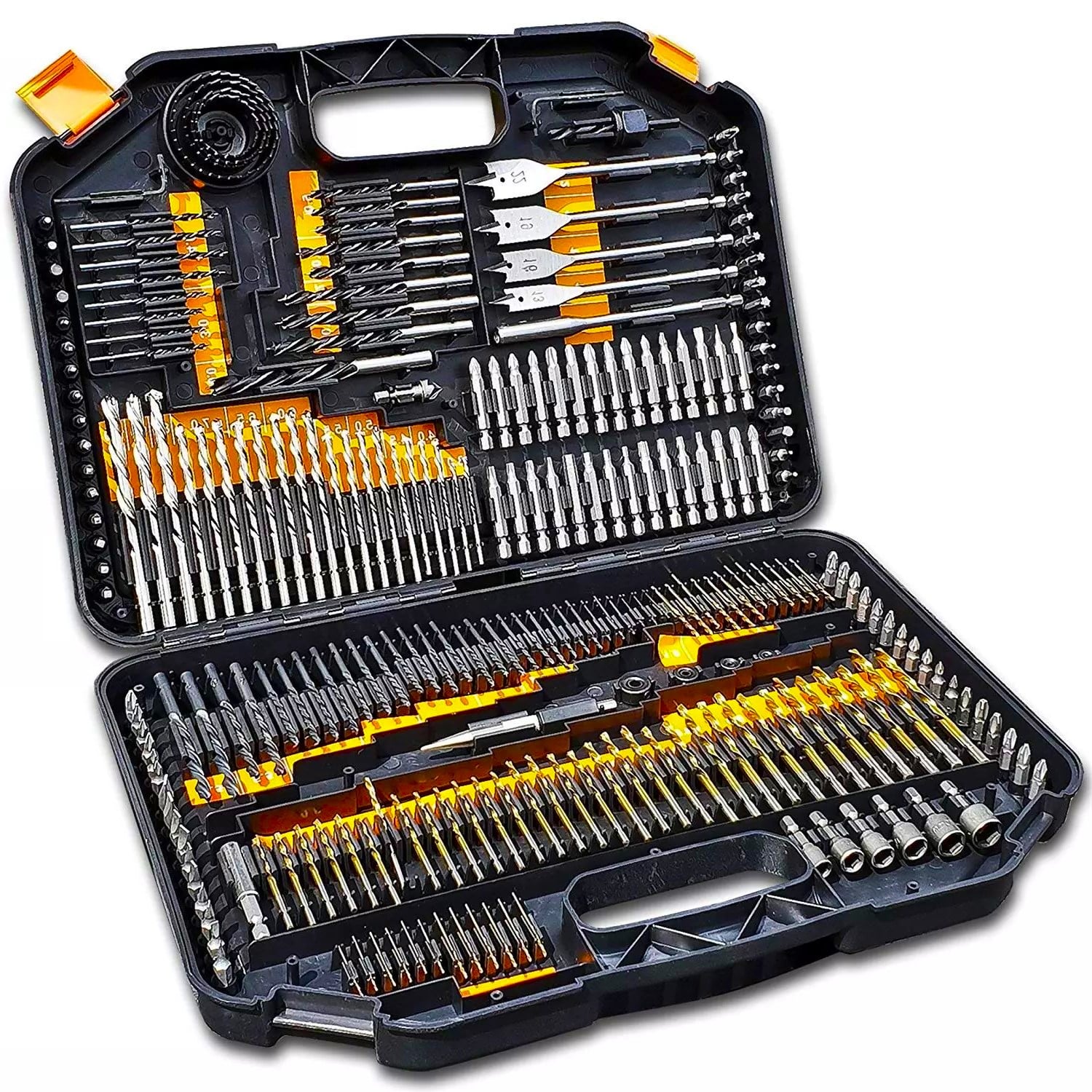 MALETÍN LERNEN 246 PIEZAS PUNTAS TALADRO BROCAS DADOS - 1