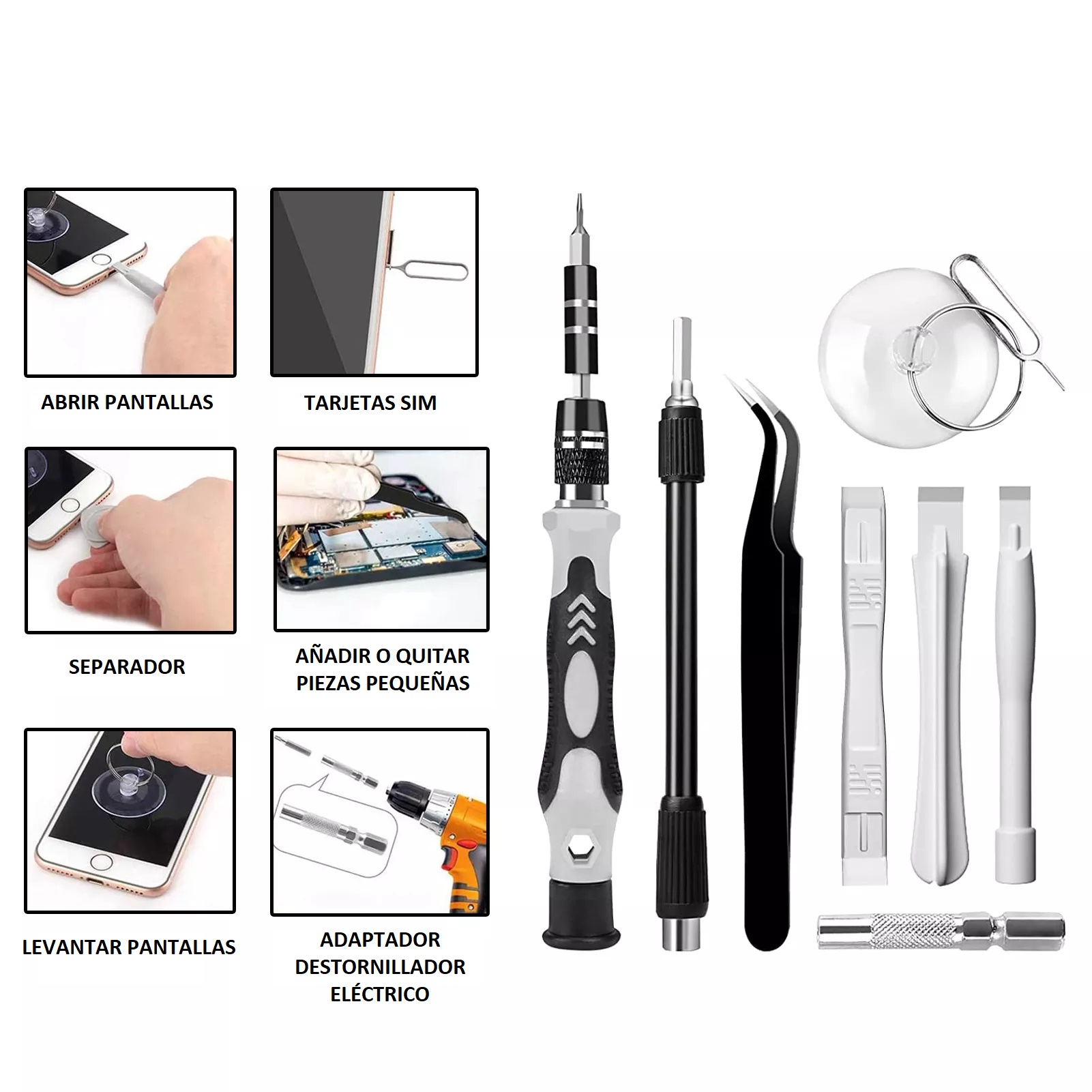 KIT DE 115 PUNTAS DE PRECISIÓN DESTORNILLADOR – PUNTAS DADOS - 4
