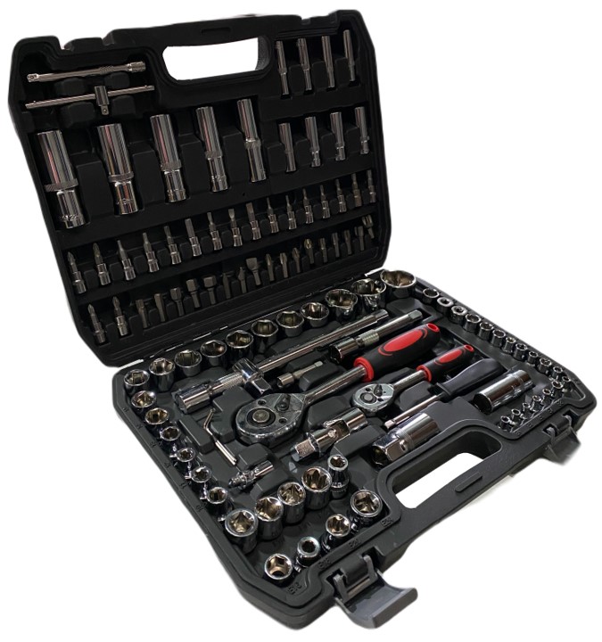 JUEGO DE DADOS LERNEN 108 PIEZAS KIT DE HERRAMIENTAS - 2