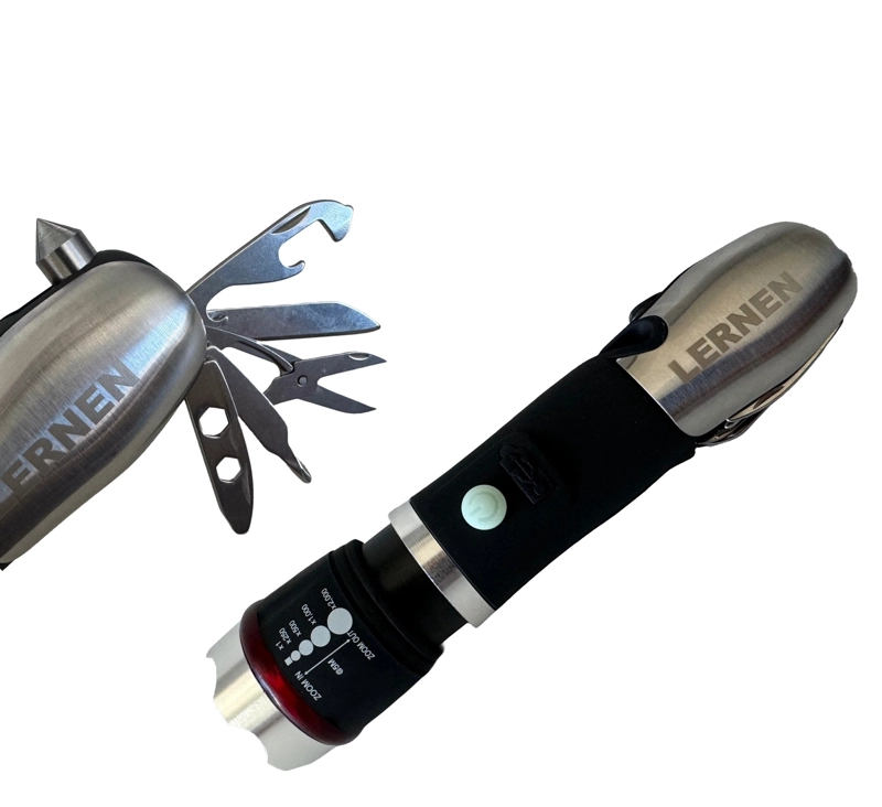LINTERNA RECARGABLE LERNEN LINTERNAMULTIP CON ZOOM MULTIPROPOSITO - 2