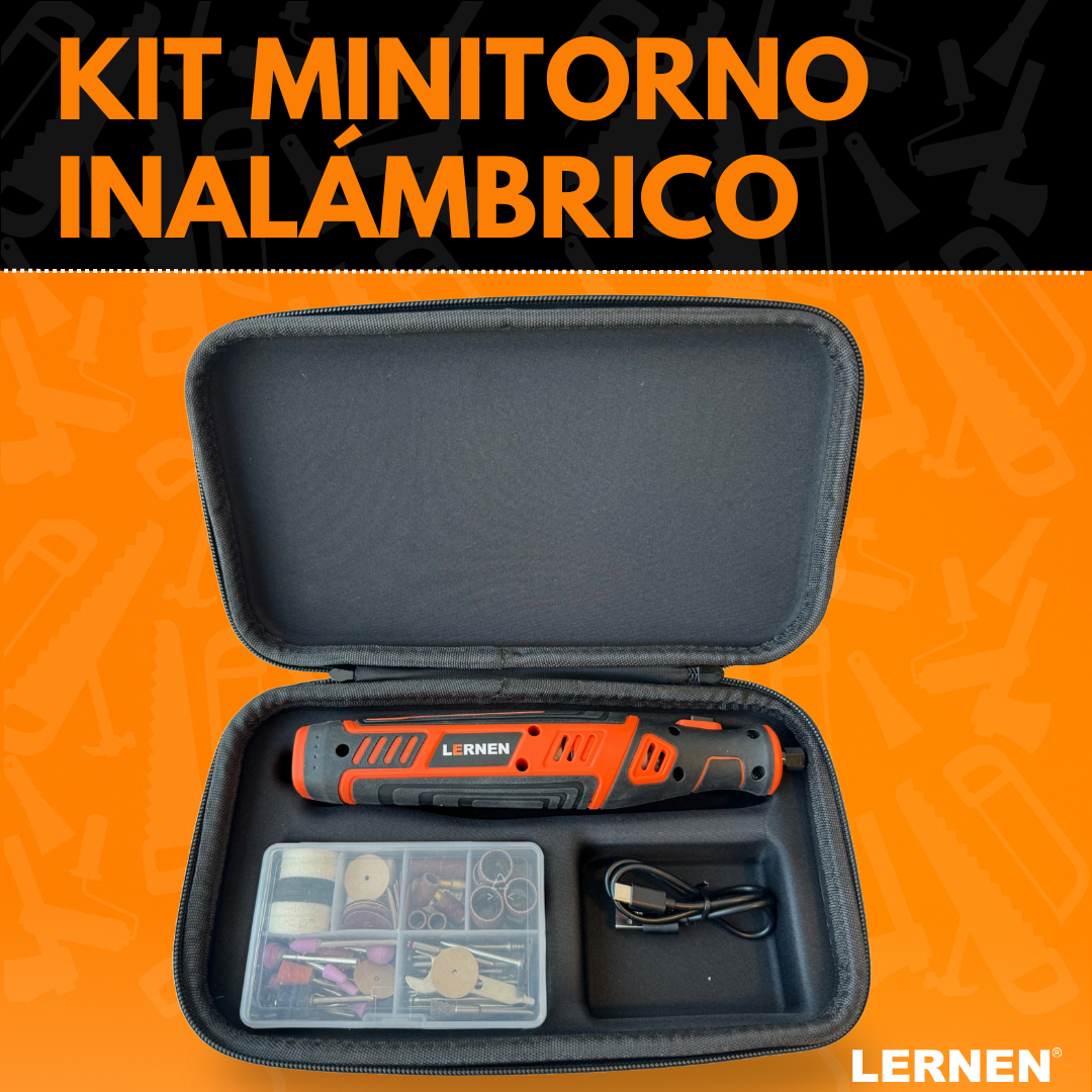 KIT LERNEN MULTIPROPOSITO MINITORNO INALÁMBRICO CON 85 ACCESORIOS - 3