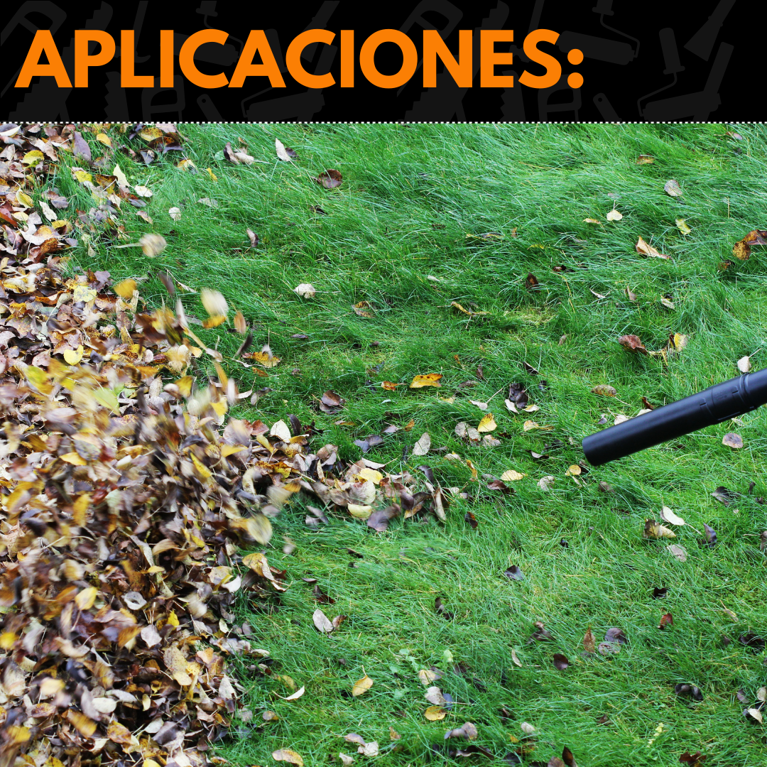 SOPLADORA ASPIRADORA LERNEN INALÁMBRICA CON 2 BATERÍAS - 5