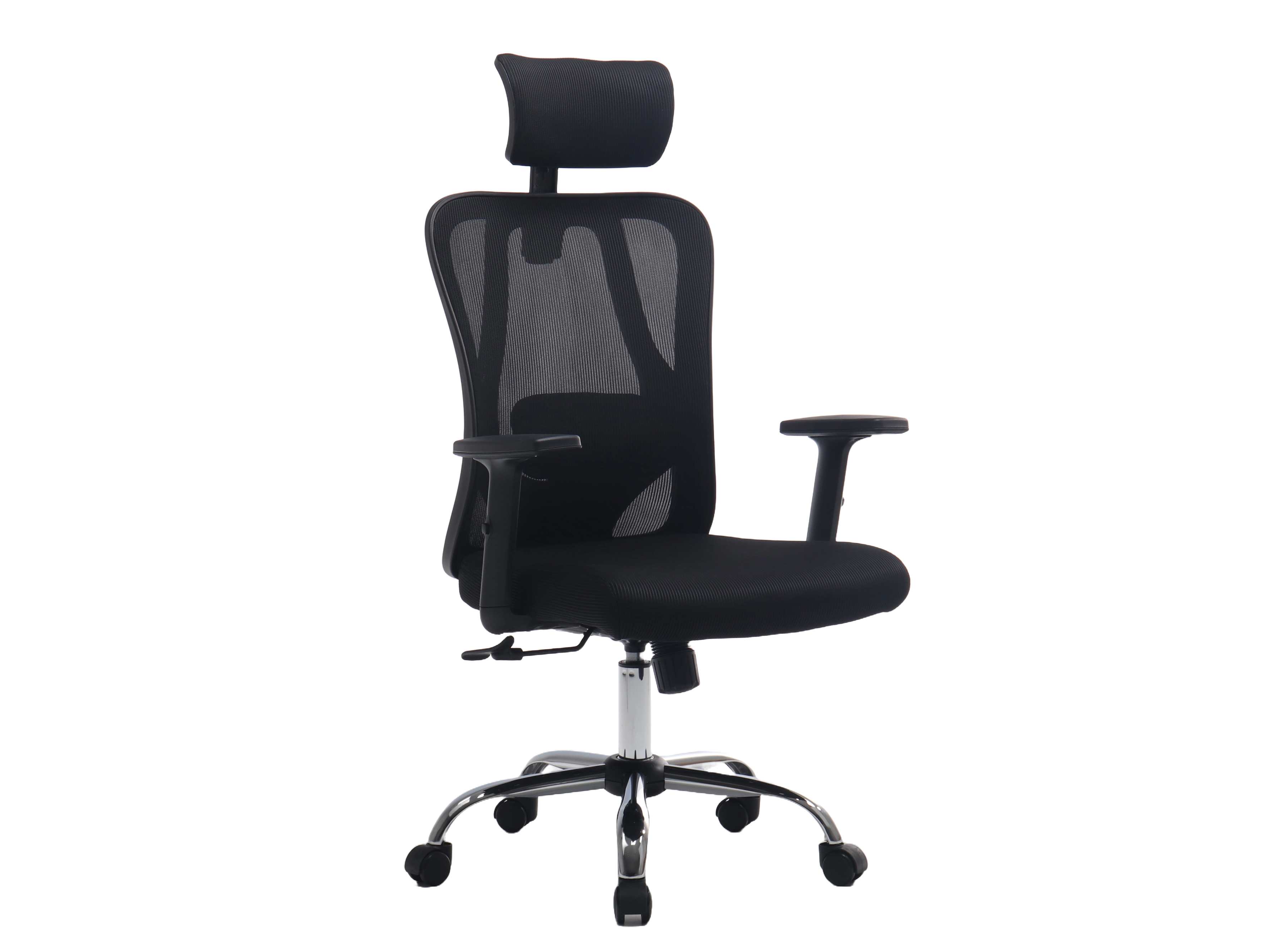 SILLA OFICINA LERNEN SOERME-PRO NEGRO EJECUTIVA CON APOYA BRAZOS AJUSTABLES - 1