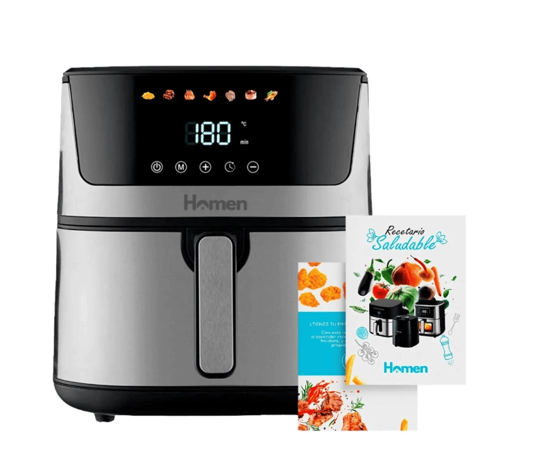 FREIDORA DE AIRE 8 LITROS 1.700W HOMEN CON PANEL TOUCH - 1