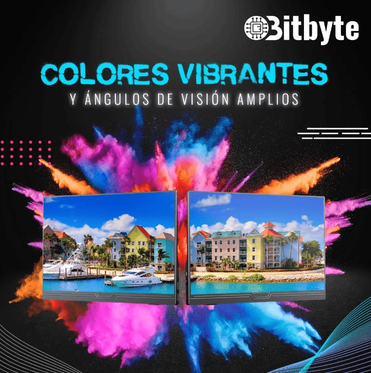 MONITOR PORTATIL BITBYTE 15.6 FULL HD IPS CON PARLANTE - 4