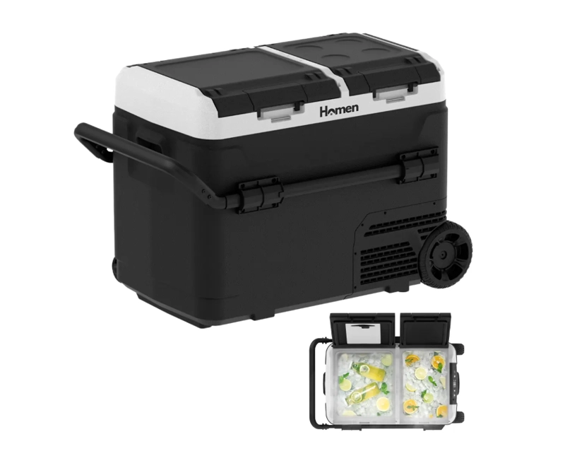 COOLER ELE CTRICO PORTATIL 50 LITROS CON RUEDAS ED50C - 1