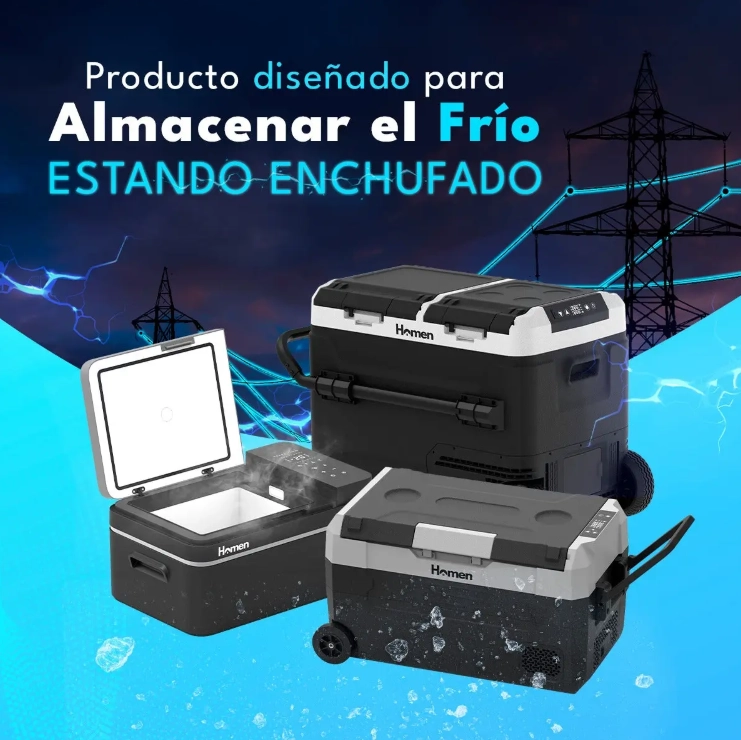 COOLER ELE CTRICO PORTATIL 50 LITROS CON RUEDAS ED50C - 7