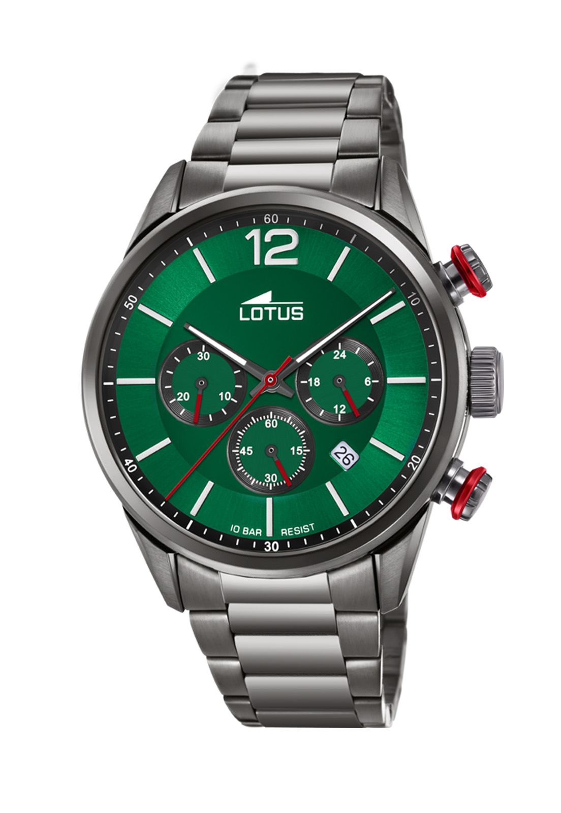 RELOJ 18686/4 VERDE LOTUS HOMBRE CHRONO - 1