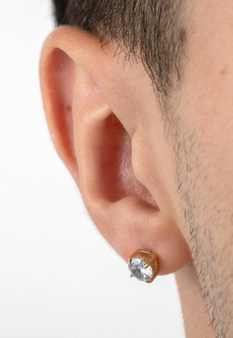 AROS LS2167-4/3 LOTUS STYLE HOMBRE MENS EARRING - 2