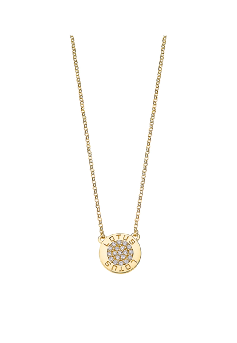 COLLAR LP1252-1/2 LOTUS SILVER DORADO MUJER TRENDY - 1