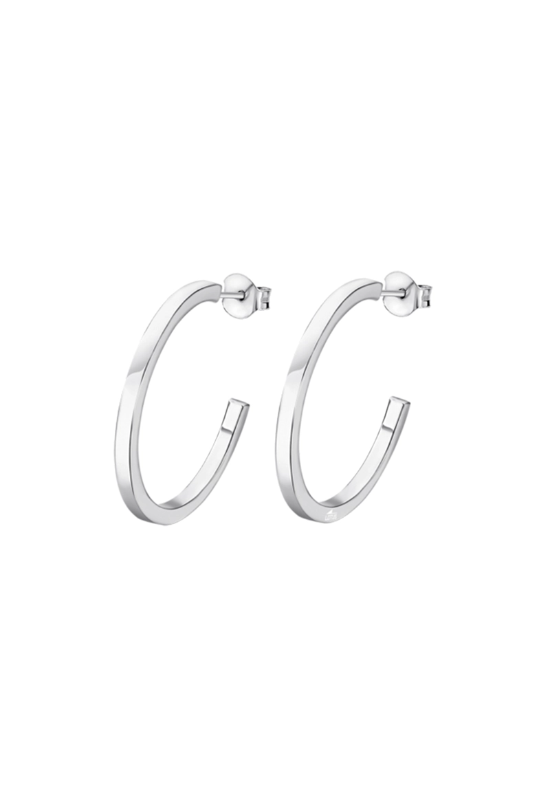 AROS LP3203-4/2 LOTUS SILVER MUJER HOOPS