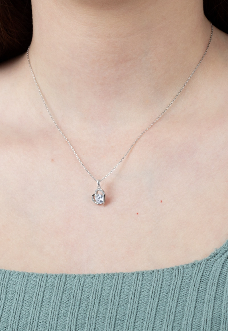 COLLAR LP3106-1/1 LOTUS SILVER PLATEADO MUJER PURE ESSENTIAL - 2