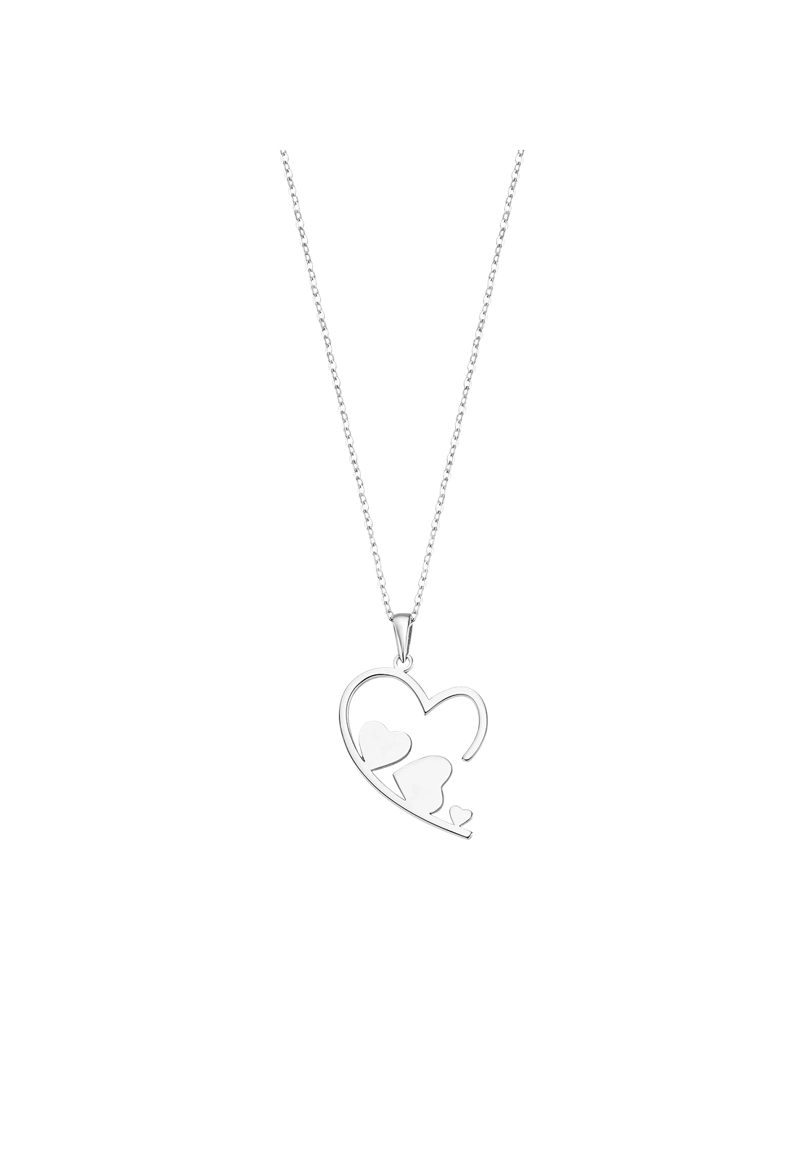 COLLAR LP3237-1/1 LOTUS SILVER PLATEADO MUJER MOMENTS - 1