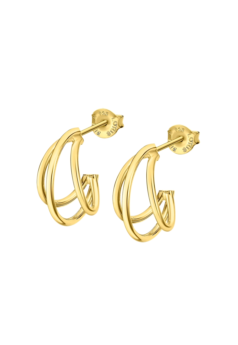 AROS LP3282-4/2 LOTUS SILVER MUJER HOOPS - 1