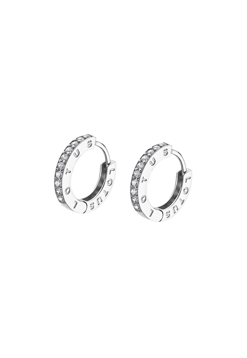 AROS LP1887-4/1 LOTUS SILVER MUJER HOOPS - 1