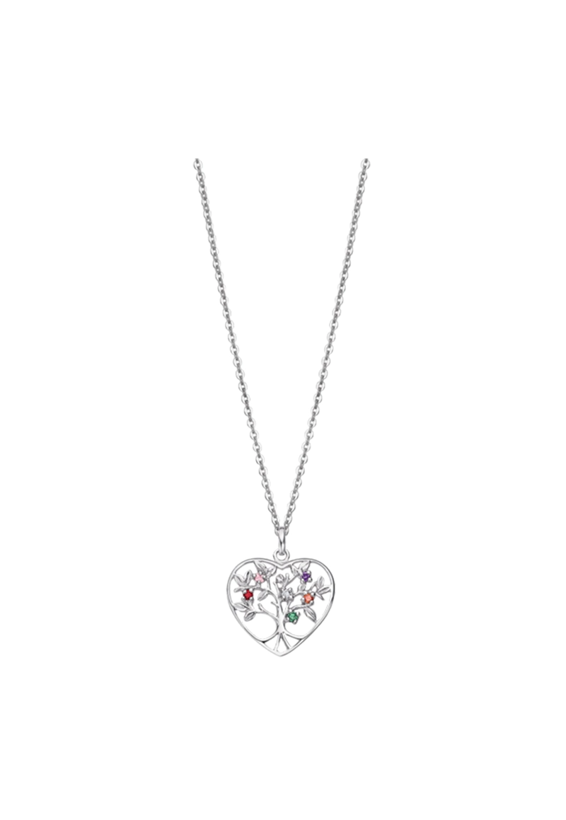 COLLAR LP3199-1/1 LOTUS SILVER MUJER TREE OF LIFE - 1