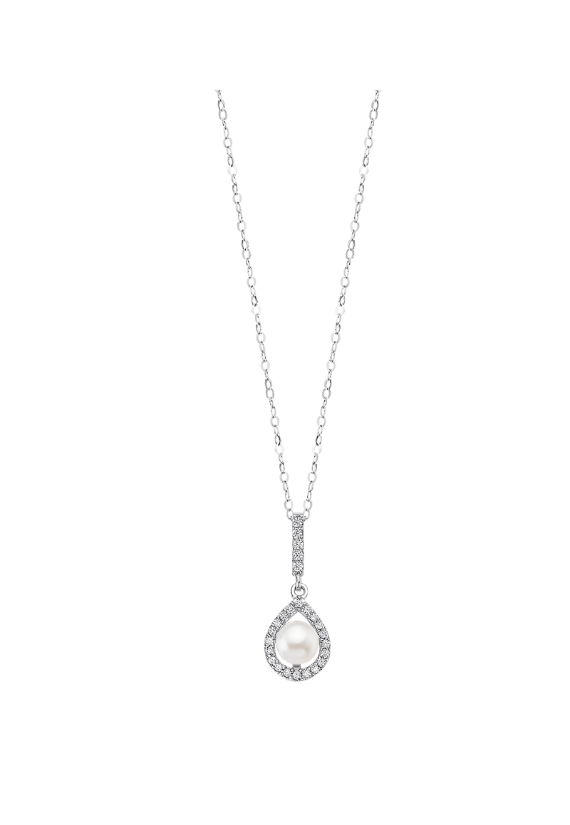 COLLAR LP3198-1/1 LOTUS SILVER MUJER PEARLS - 1