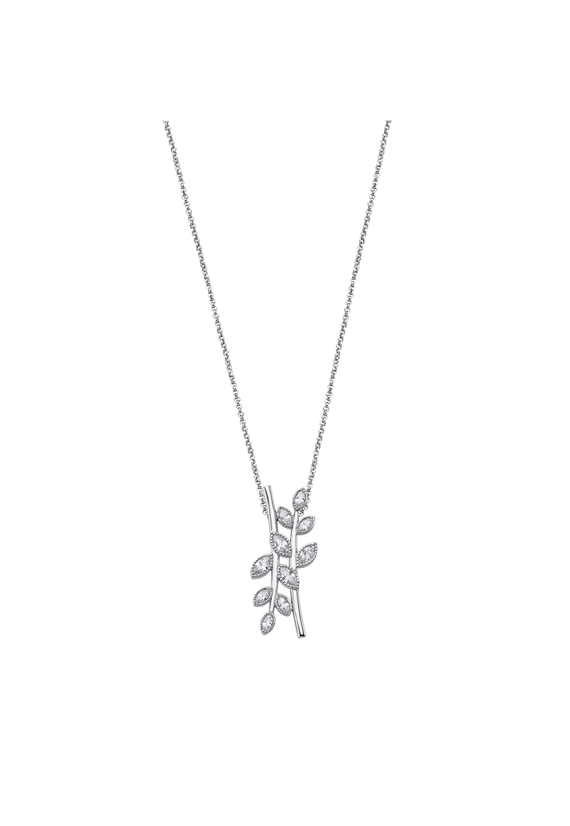 COLLAR LP1783-1/1 LOTUS SILVER PLATEADO MUJER PURE ESSENTIAL - 1