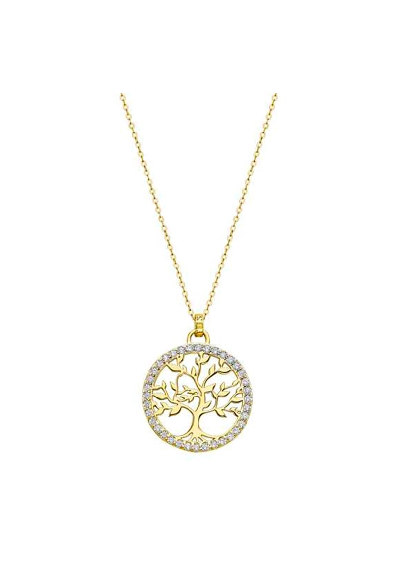 COLLAR LP1746-1/2 LOTUS SILVER MUJER MYSTIC - 1