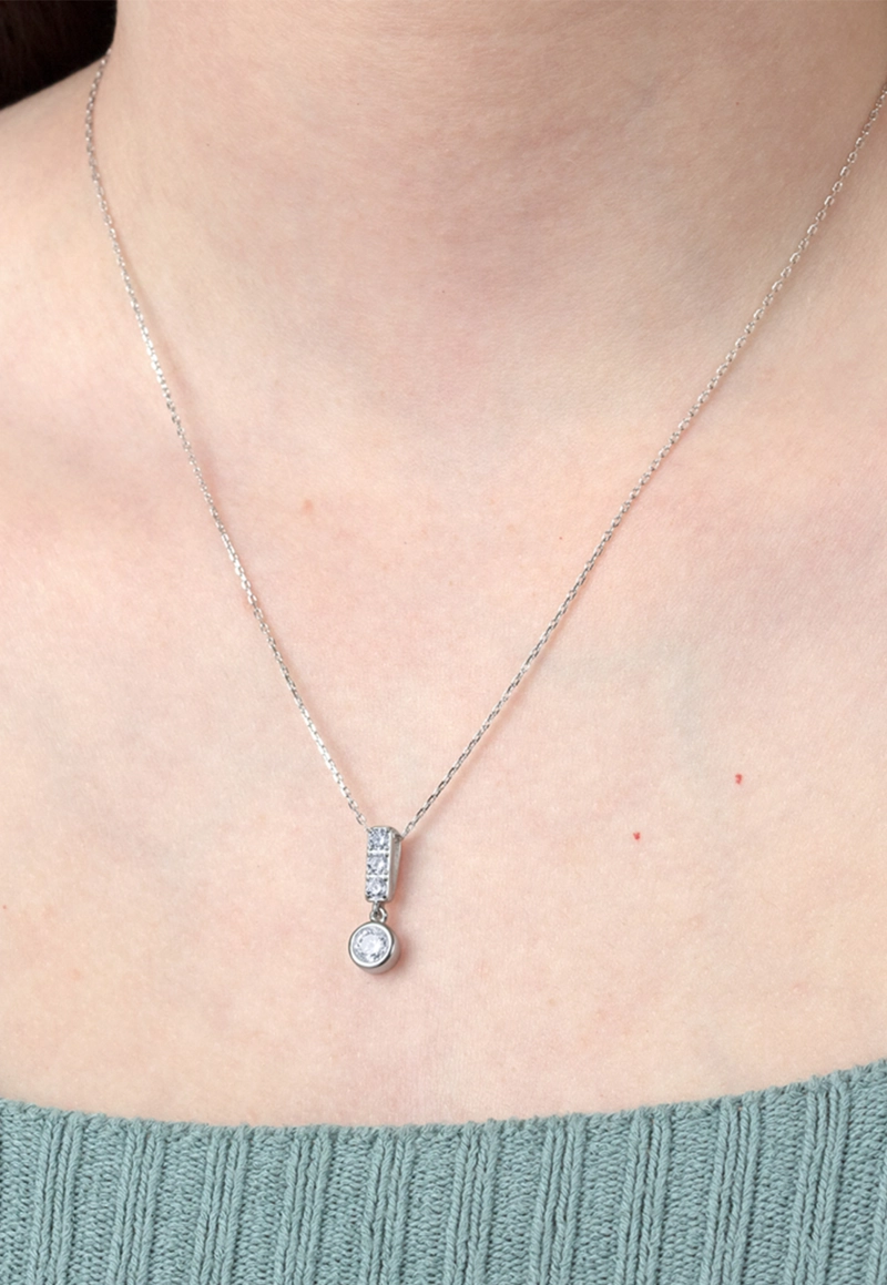 COLLAR LP3083-1/1 LOTUS SILVER MUJER PURE ESSENTIAL - 2
