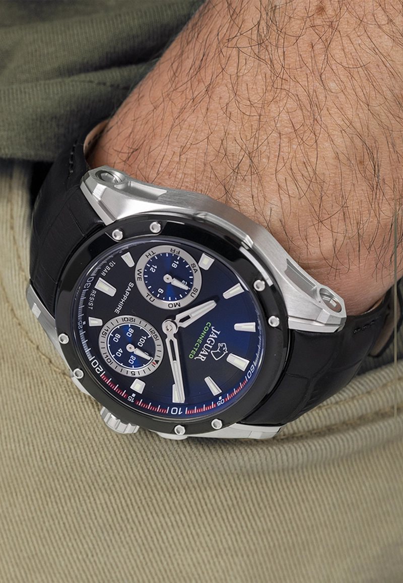 RELOJ J958/1 JAGUAR AZUL HOMBRE HYBRID - 2