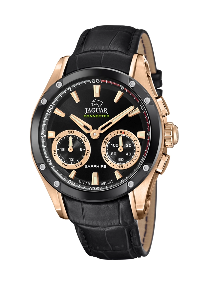 RELOJ J959/1 JAGUAR NEGRO HOMBRE HYBRID - 1