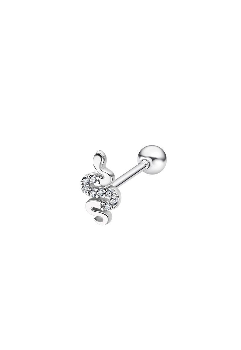 EAR CUFF LP3375-9/1 LOTUS SILVER MUJER EAR PARTY - 1