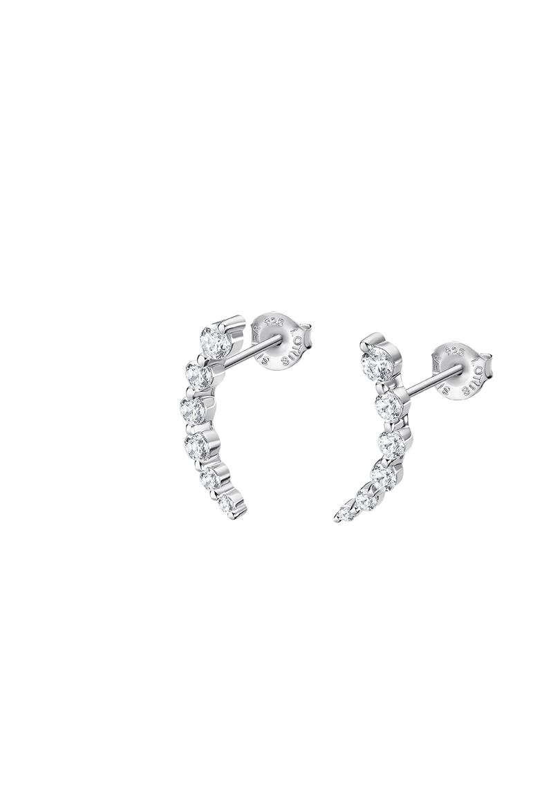 EAR CUFF LP3389-4/1 LOTUS SILVER MUJER EAR PARTY - 1