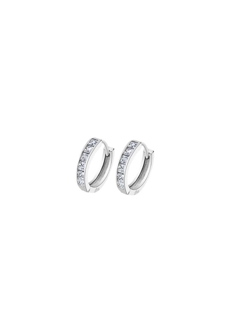 AROS LP3396-4/1 LOTUS SILVER MUJER HOOPS - 1