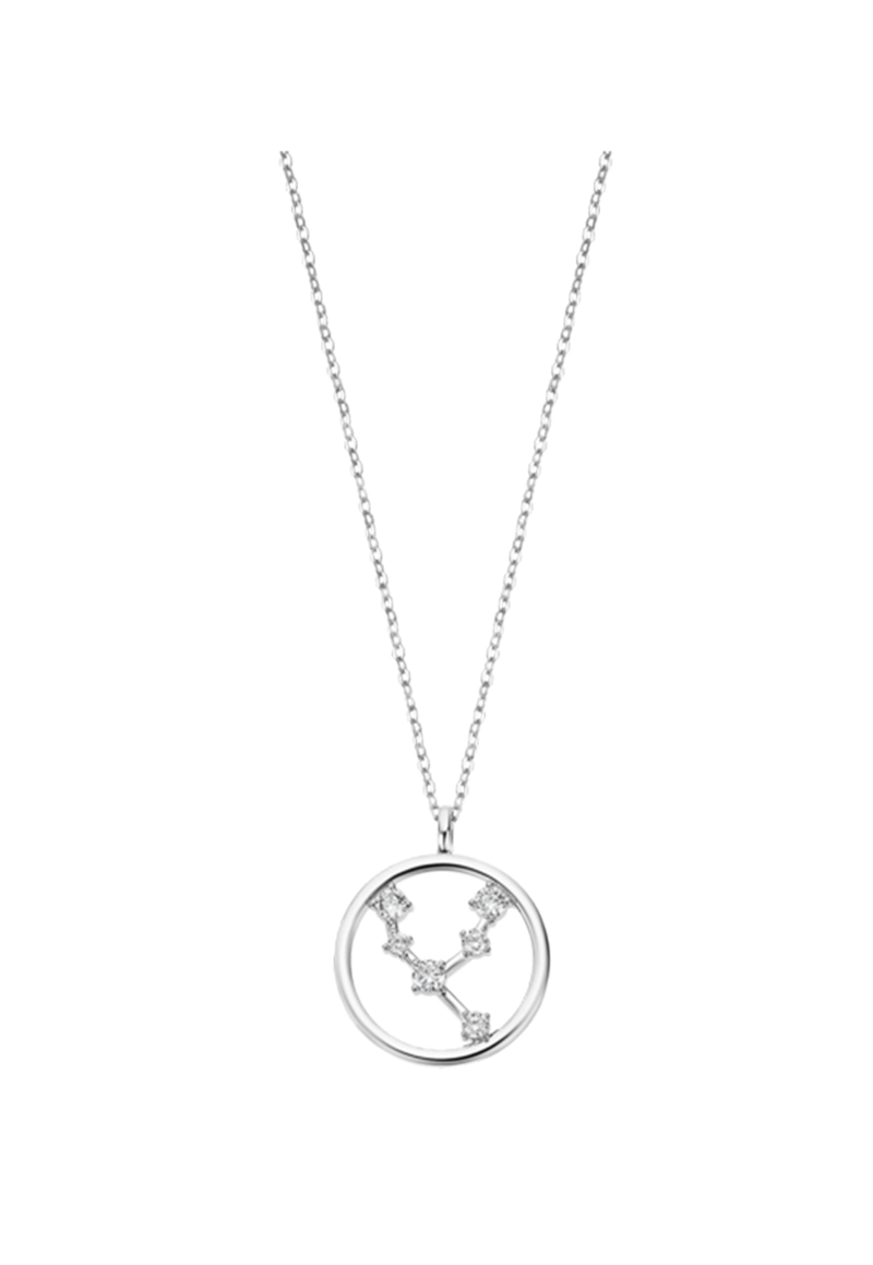 COLLAR LP3264-1/2 LOTUS SILVER MUJER MYSTIC - 1
