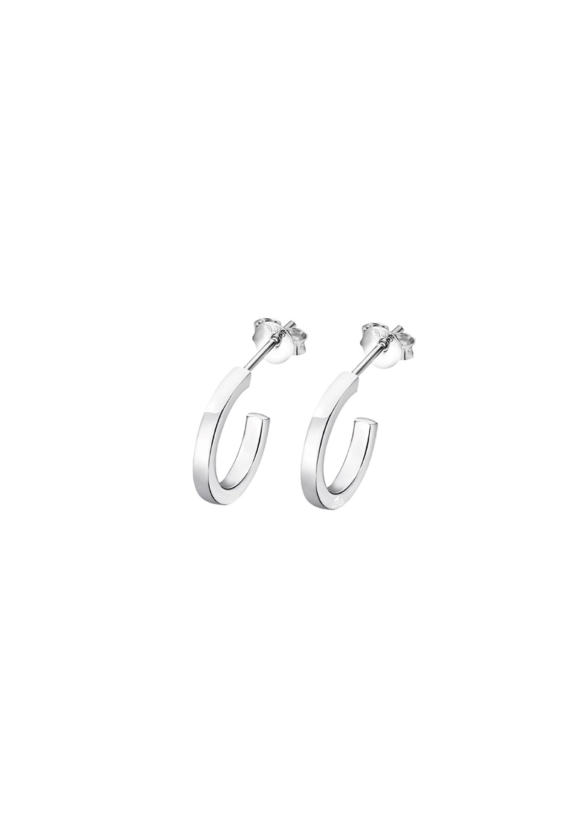 AROS LP3203-4/1 LOTUS SILVER MUJER HOOPS - 1
