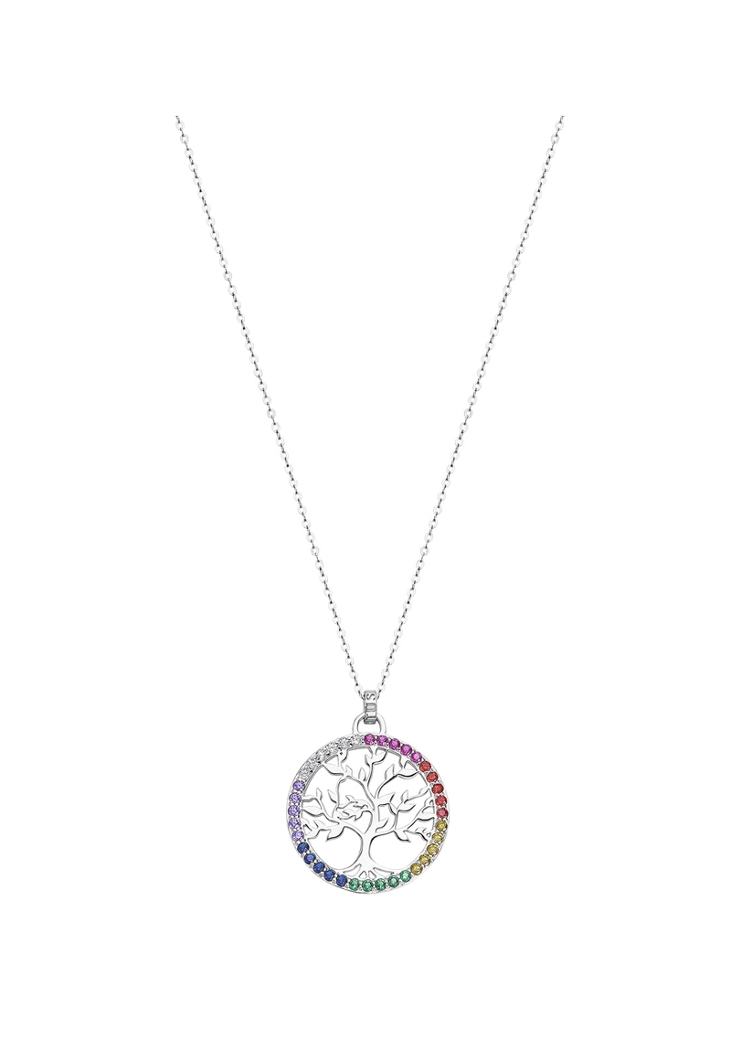 COLLAR LP1746-1/3 LOTUS SILVER MUJER MYSTIC - 1