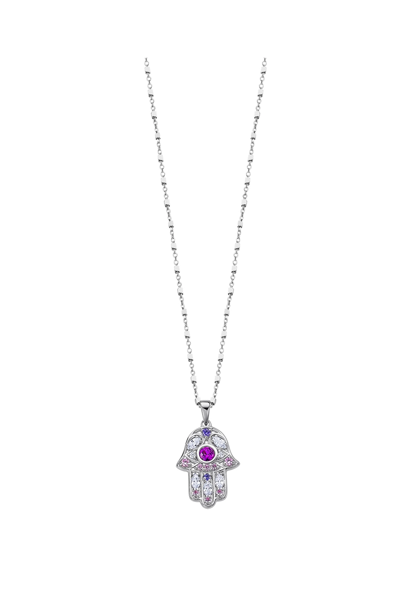 COLLAR LP1989-1/1 LOTUS SILVER MUJER MYSTIC