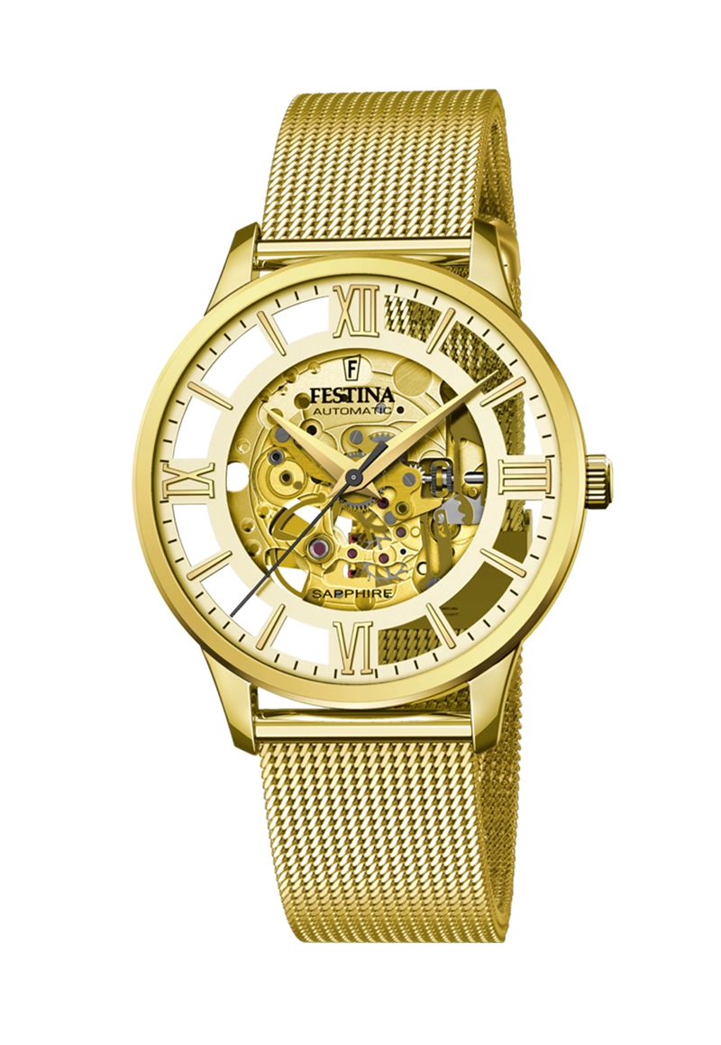 RELOJ DE PULSERA FESTINA F20667/1 DORADO AUTOMATICO - 1