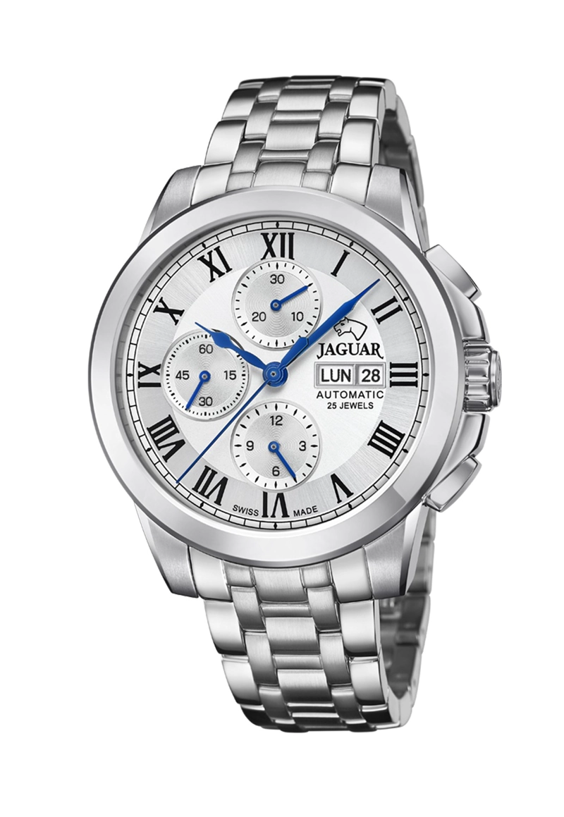 RELOJ JAGUAR HOMBRE AUTOMATICO J978/2 PLATEADO - 1